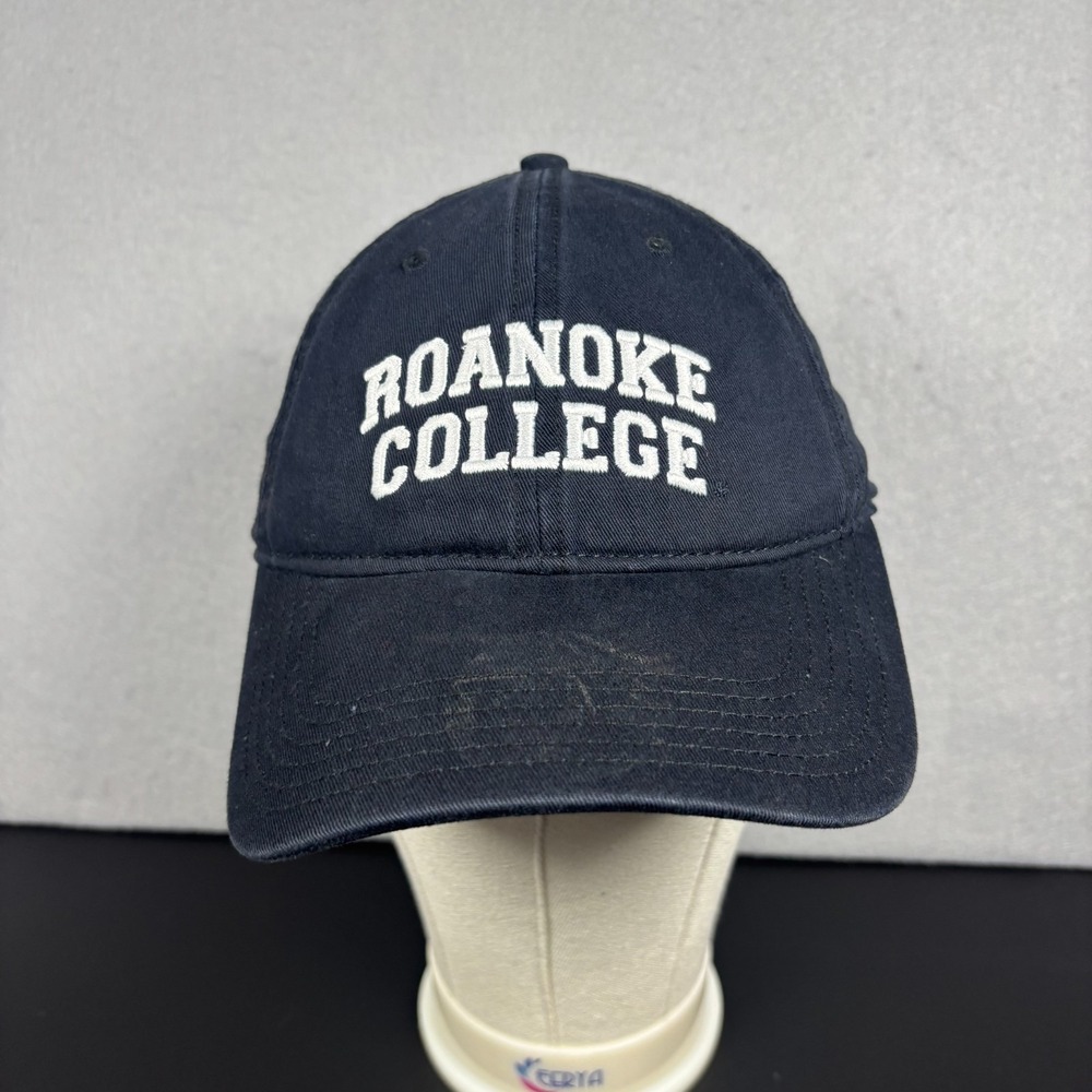 Roanoke College Black Baseball Cap Legacy Strapback OSFM Unisex Adult OSFM